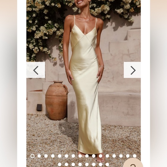 Yellow Maxi Dress - Picture 4 of 5